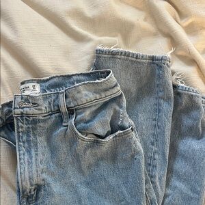 Abercrombie Curve Love Classic Light Blue Denim Jeans